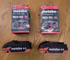2 Stk NEUER Metabo CAS LiHDX Akku 18V 4Ah - Produktion 09/26