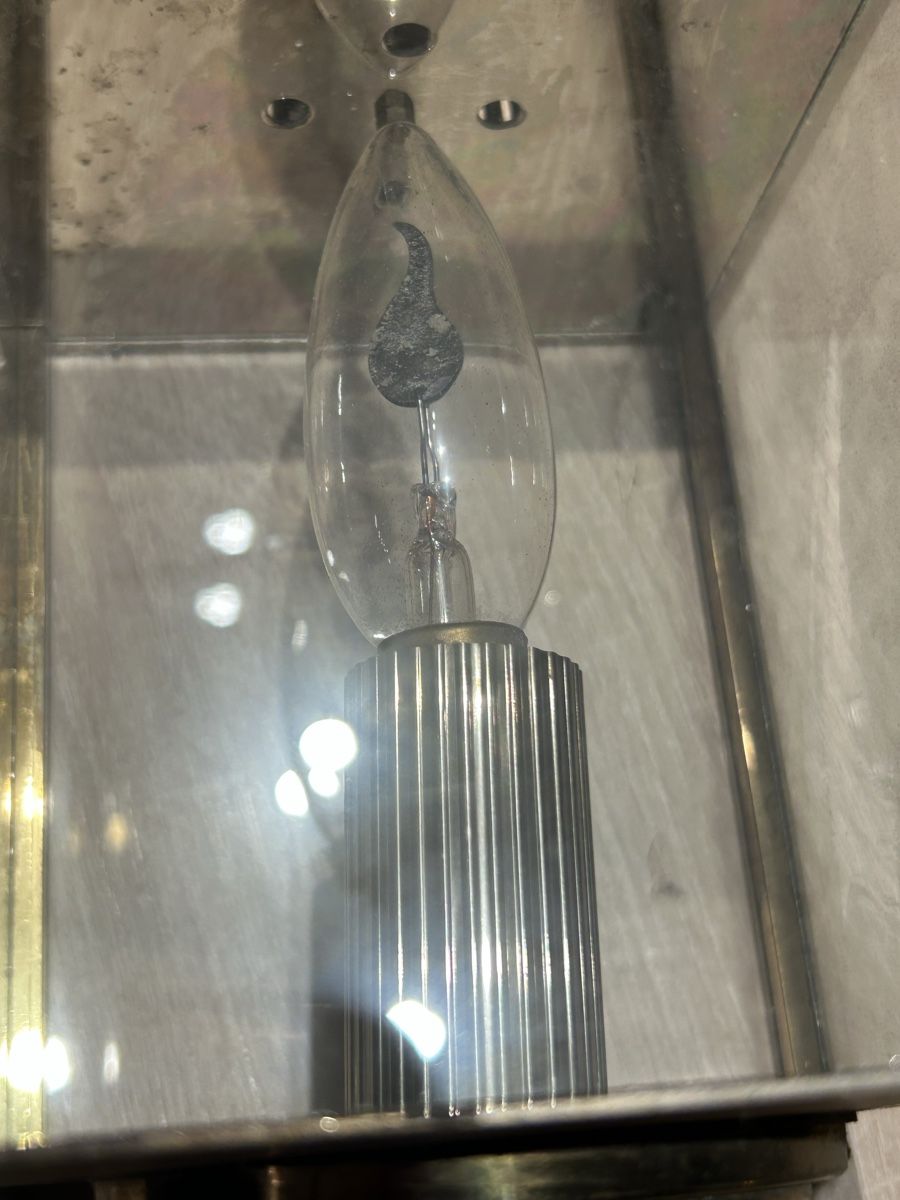 Lampen: Lanterne murale néoclassique, de la Maison Jansen 1940 – Gebraucht aus Thierrens von Bigla 3