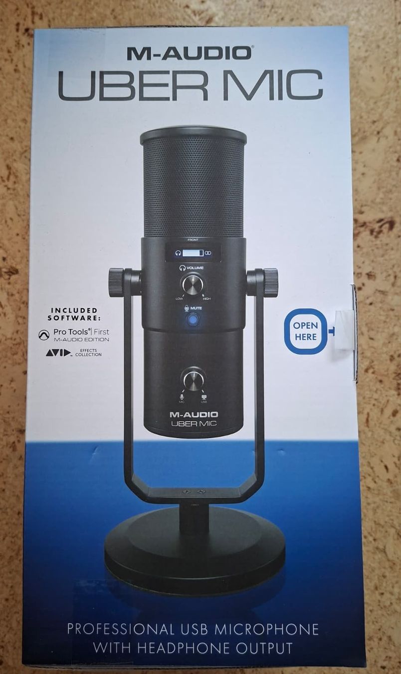 M-Audio Microfoni: M-Audio Uber MIC, USB, Neuwertig – Nuovo (secondo la descrizione) da Gempen venduto da Car_Lord_500 1