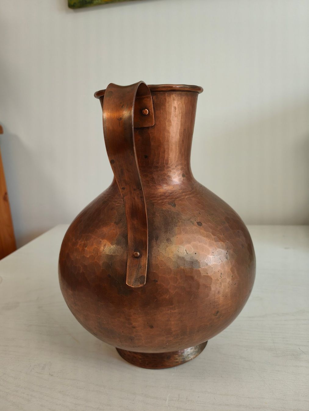 Vasi & Recipienti: Kupferkrug mit Henkel, Hammered-Look – Usato da Hemishofen venduto da Lany 3