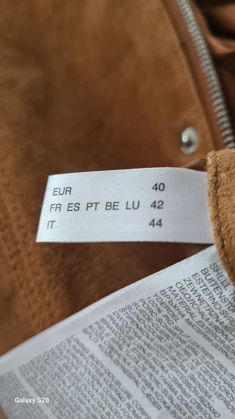 C&A Giacche: Lederjacke Gr. 40 cognac C&A – Usato da Luzern venduto da Zanclus 3