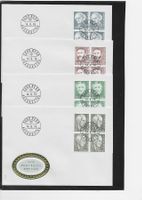 1978   4x  FDC 4er Portraits