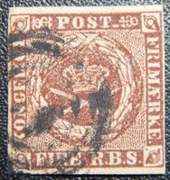 Dänemark Kat. 1 gest. 1851 Kat. 45 Euro