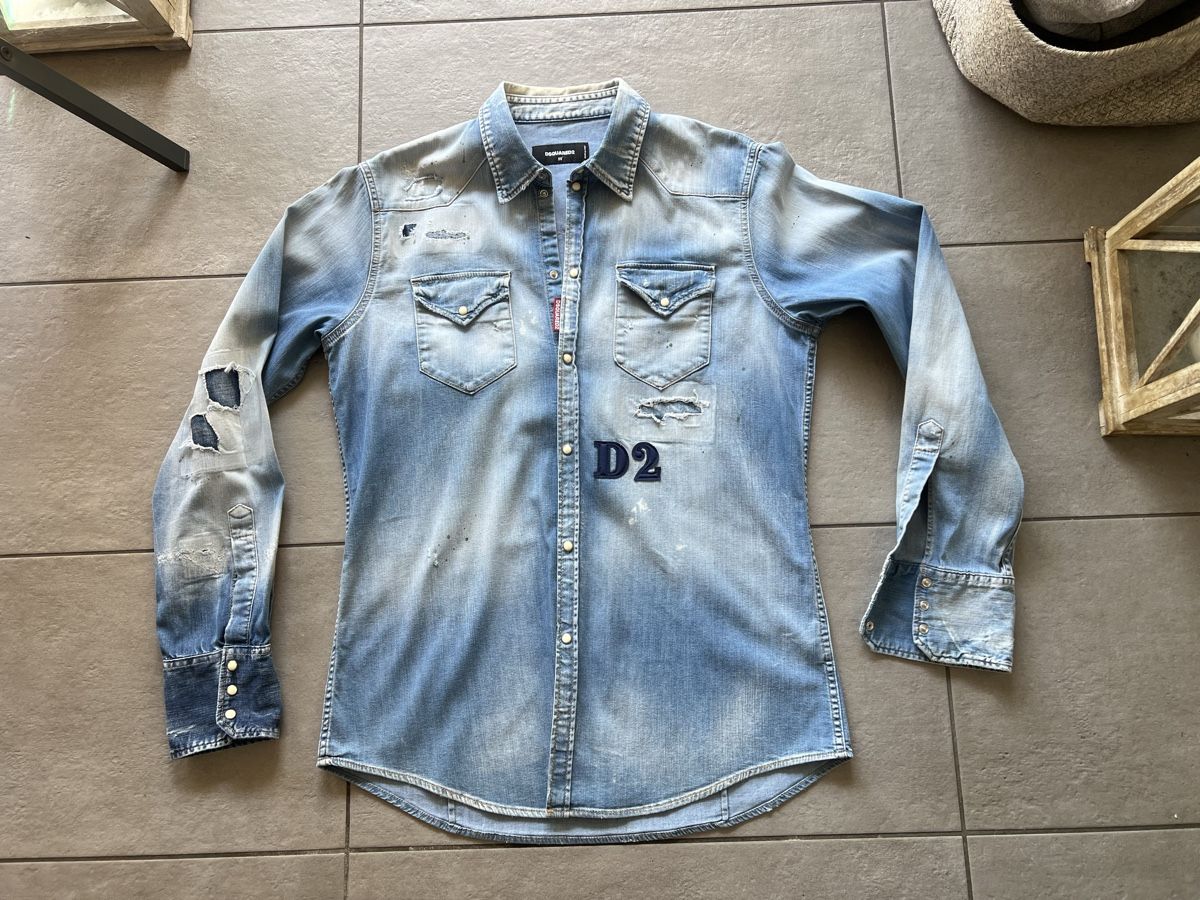 Dsquared2 Chemises: Dsquared2 D2 camicia jeans uomo 50 – D'occasion à Mendrisio par fly_9wzx 4