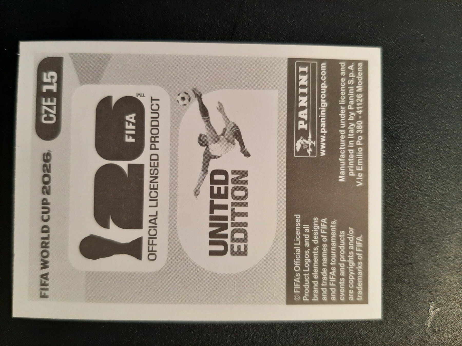 Panini Cartes à collectionner: Panini 2026 CZE15 – Neuf (Voir description) à Leuk-Stadt par Meic 1