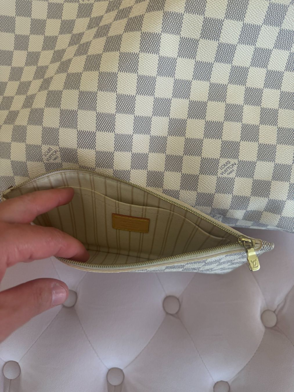 Louis Vuitton Borse da donna: Louis Vuitton Damier Azur Neverfull GM / Shopper – Usato da Pfäffikon SZ venduto da xevo_Networks 3