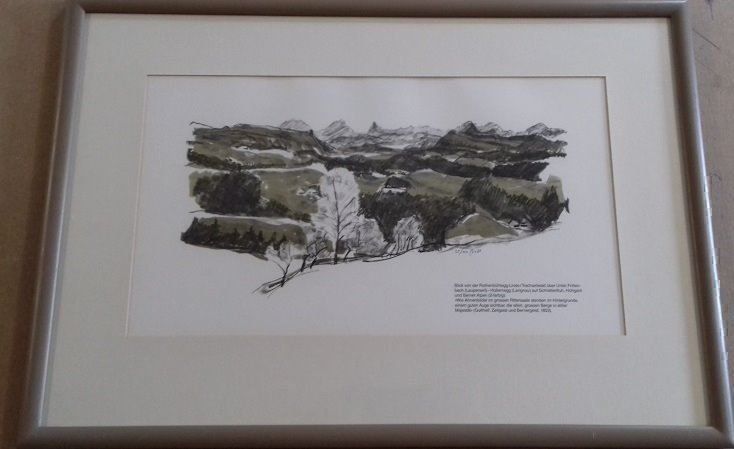 Grafica & Litografie: Fred Baumann Lithographie Emmental nummeriert – Usato da Bern venduto da gruemscheler5
