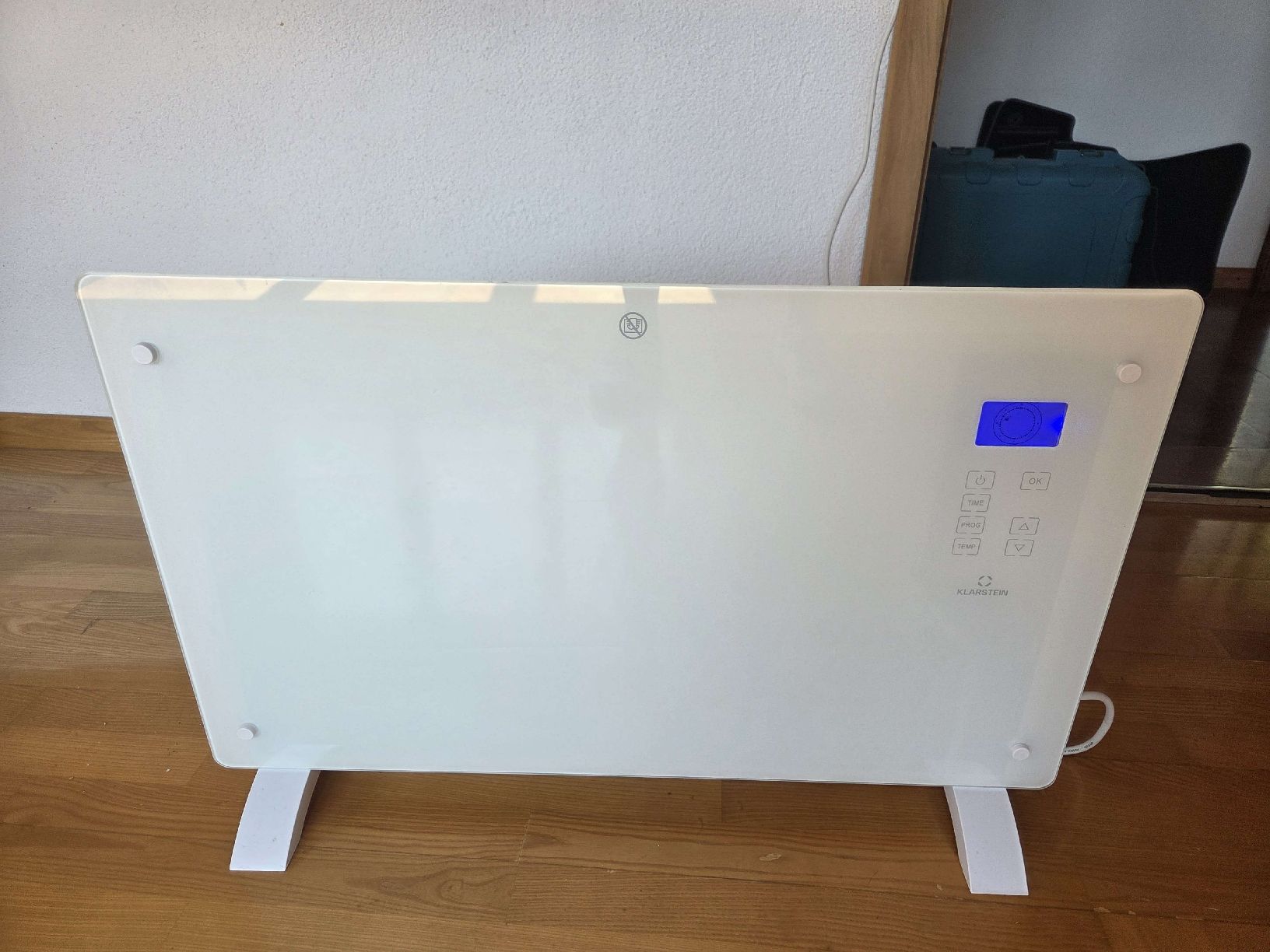 Radiatori: Klarstein Heizung Weiss Glas – Usato da Tamins venduto da Bike.ness