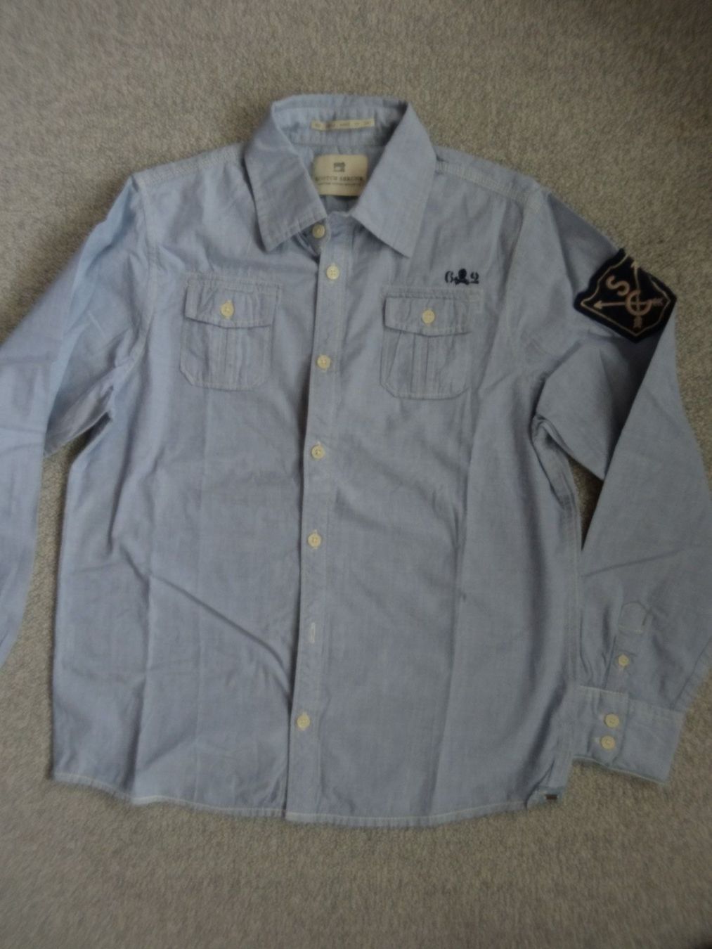 Camicie, T-shirt & Polo: Scotch Shrunk Hemd Gr 152 – Usato da Rekingen AG venduto da nederland1