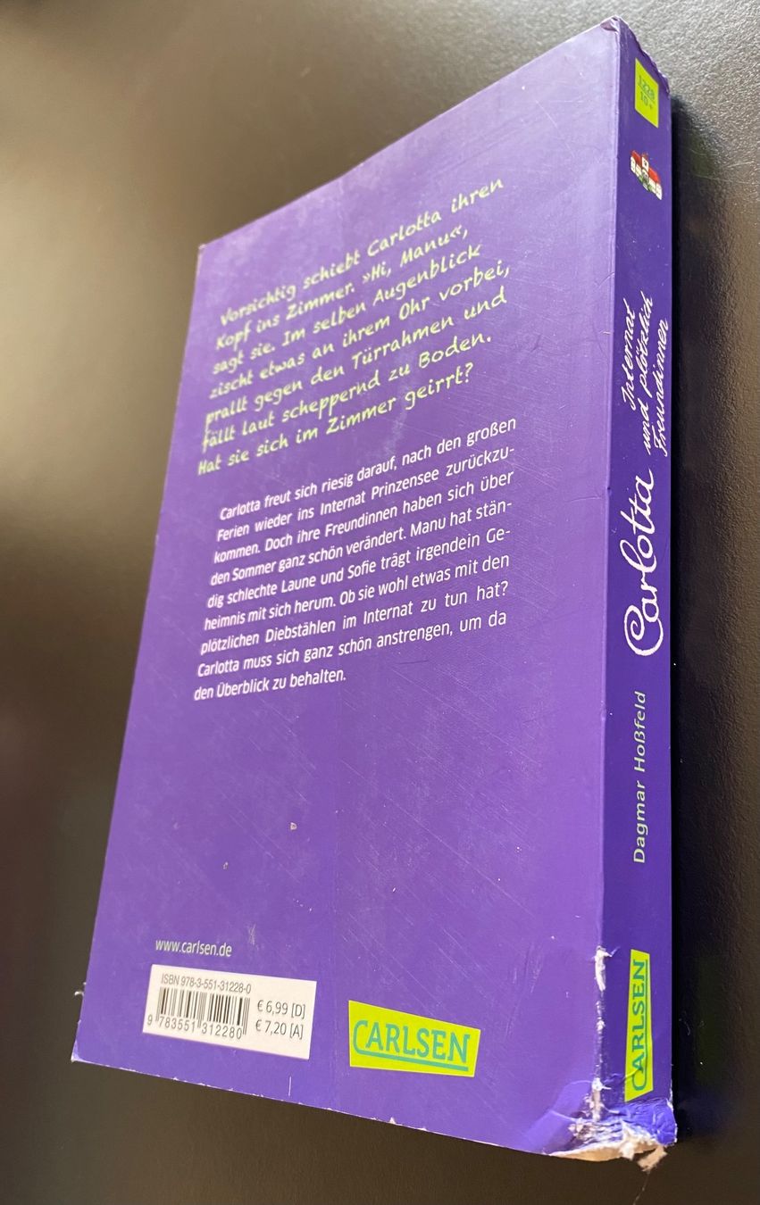 Libri: Carlotta. Internat und plötzlich Freundinnen. – Usato da Nussbaumen AG venduto da schuba2000 2