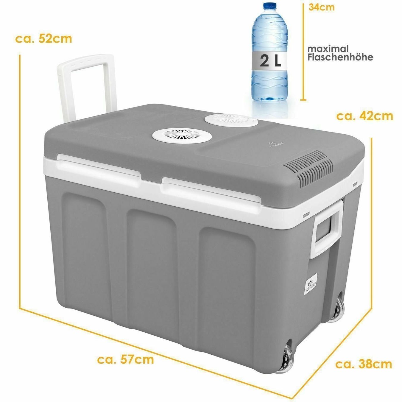 Cucinare, Mangiare & Bere: KESSER 40L Kühlbox 12V 230V GRAU – Nuovo e nell'imballaggio originale da Bottighofen venduto da zaap 1