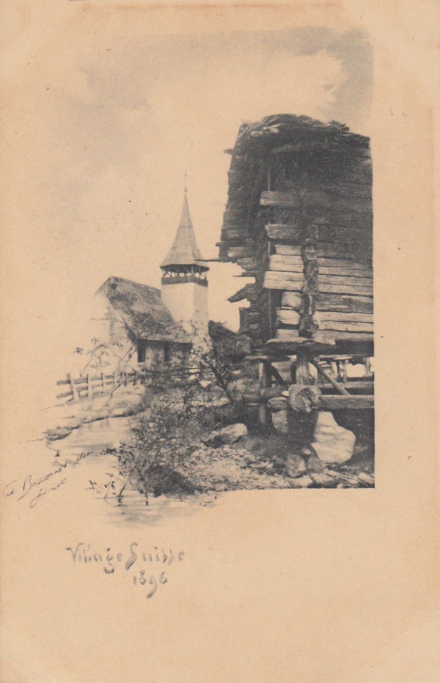 Cartoline postali: Oberwallis   VS   -    Unbekannt       um 1896 – Usato da Brig venduto da Valcards54