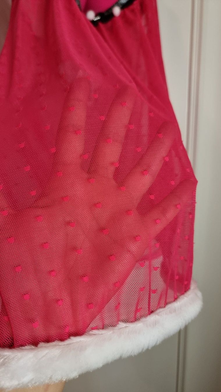 Altra biancheria intima: Sexy Weihnachtskleid Gr. 85C  Pink – Usato da Wald ZH venduto da CapLux 3