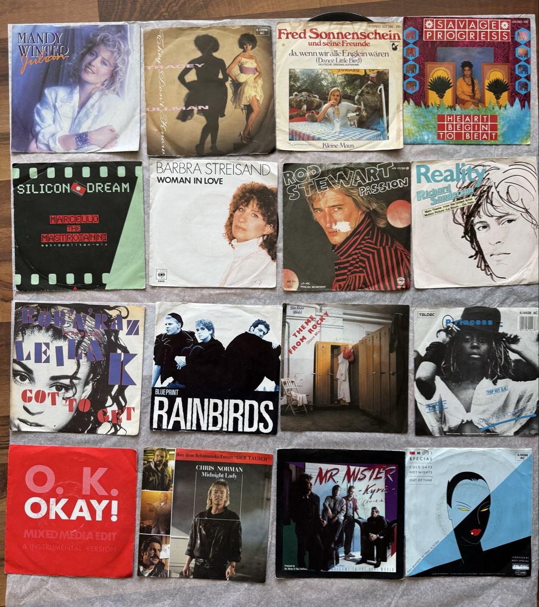 Dischi in vinile: 7" Single Pakt mit 80er Hits - 80s – Usato da Rorbas venduto da BlackstarRecords