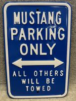 Ford Mustang parking only