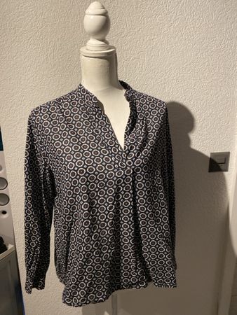 Marc O'Polo schöne, lockere Bluse gemustert Baumwolle 