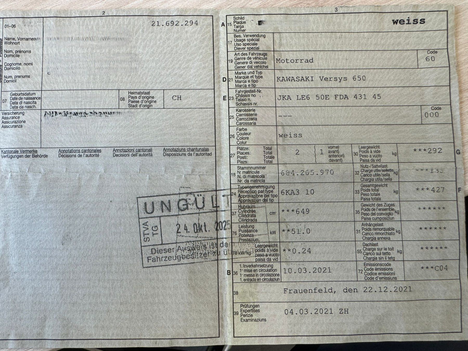 Kawasaki Touring: Kawasaki Versys 650 Tourer – Usato da Elgg venduto da Roger04011970 9
