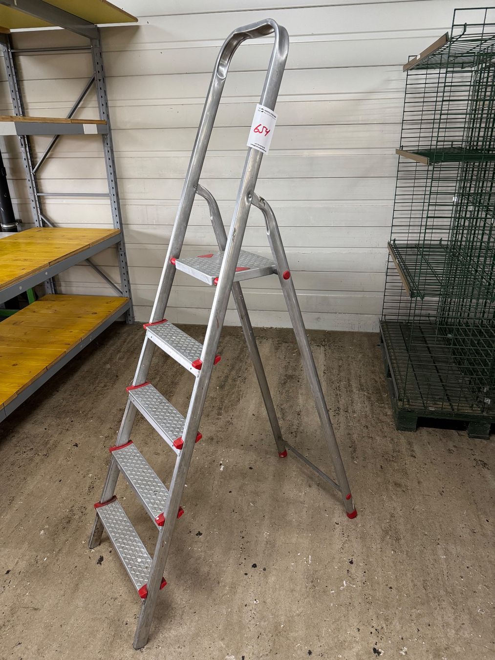 Scale: 654 Selecta Aluminium Klappleiter aus Liquidation – Usato da Derendingen venduto da Meisterstuecke