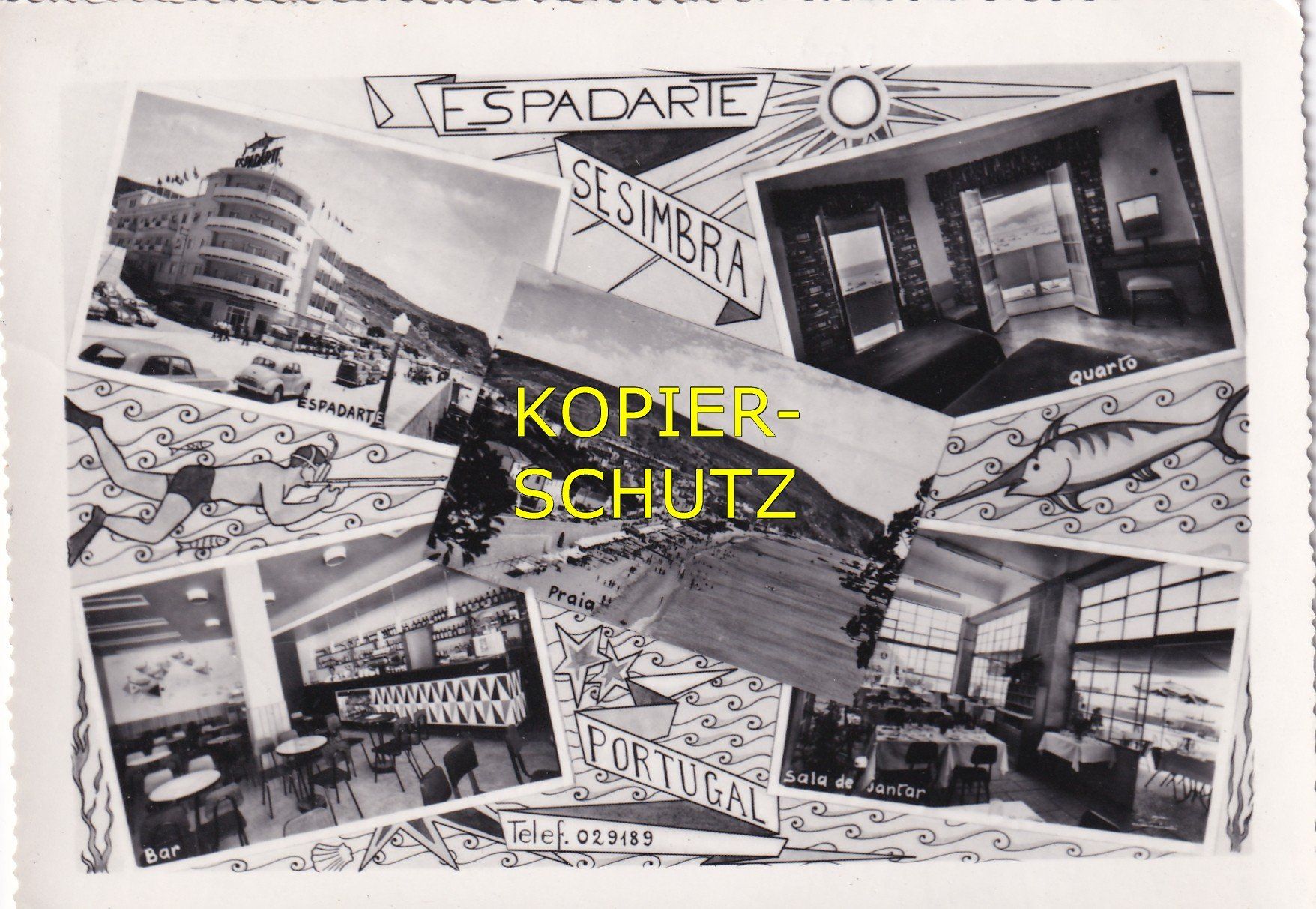 Ansichtskarten: Sesimbra - Hotel Espadarte /mp – Gebraucht aus Hombrechtikon von Rudolf07