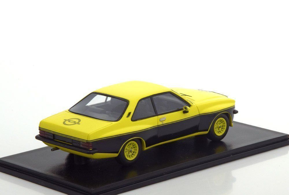 Opel Modellini d'auto: Opel Commodore B GS/E "Steinmetz" 1973 gelb / schwarz   1:43 – Nuovo e nell'imballaggio originale da Gerlafingen venduto da espero88 2