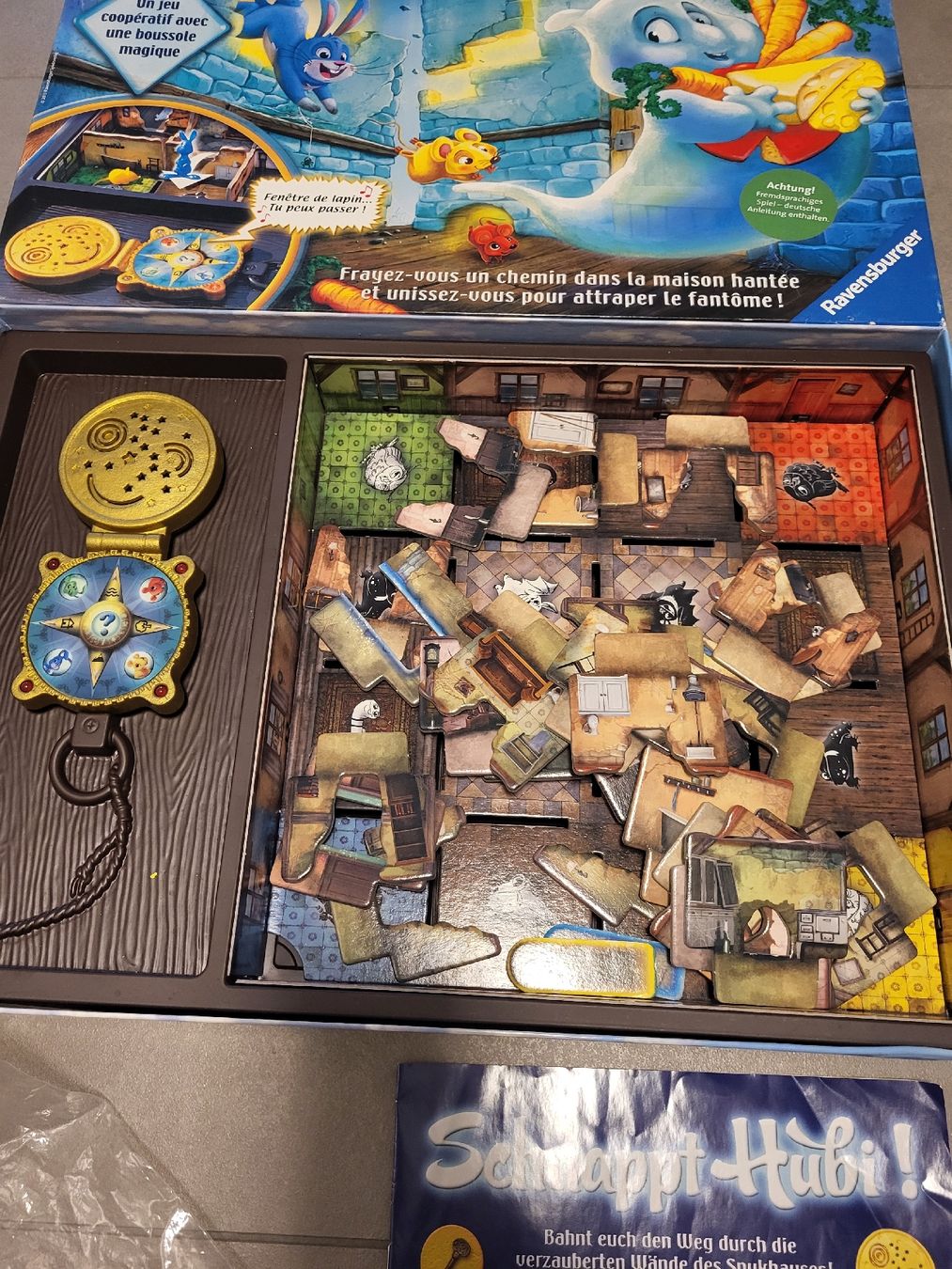 Ravensburger Giochi: Schnappt Hubi! Spiel mit dem frechen Gespenst – Nuovo (secondo la descrizione) da Biel/Bienne venduto da Aare5 2
