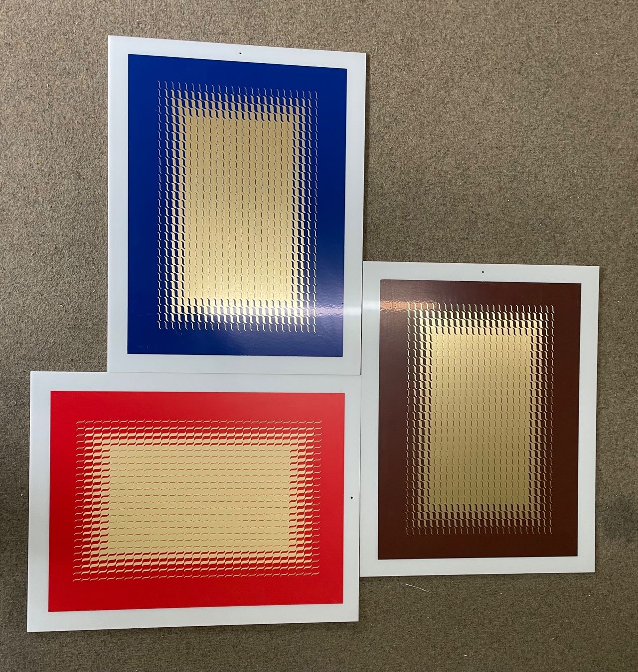 Foto & Immagini: Bild Siebdruck Trio – Usato da Rütihof venduto da JulieH85