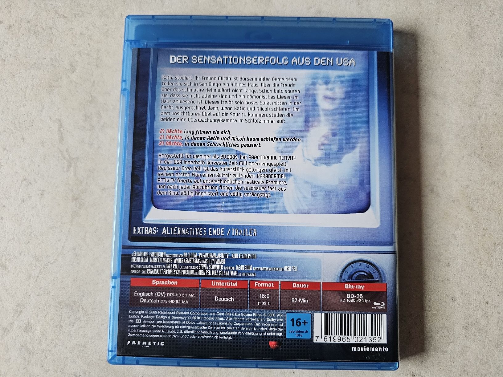 Tous les DVDs: Paranormal Activit  /  Bluray – D'occasion à Schneisingen par backstore24 1