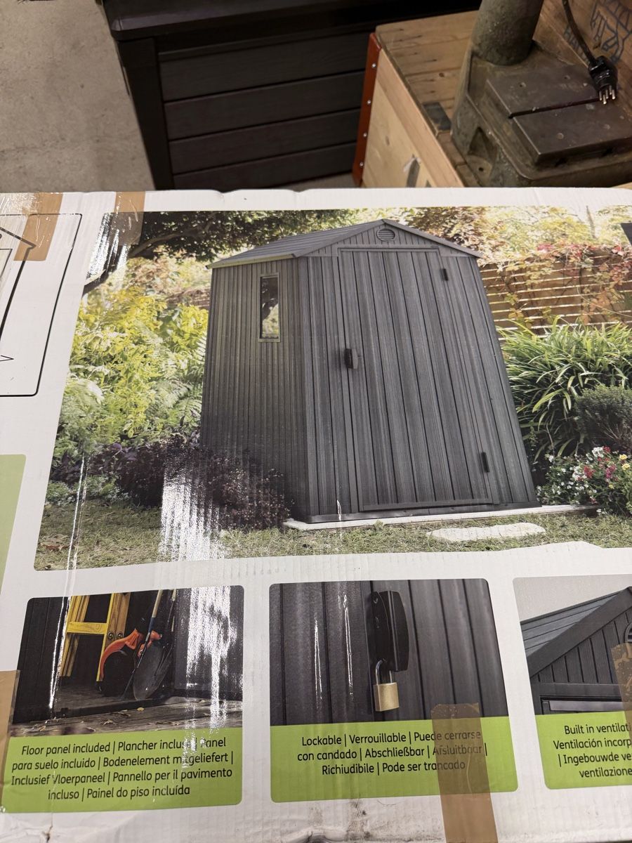 Keter Casette da giardino & serre: Keter Darwin 4x6 Gartenschrank,  – Difettoso da Gontenschwil venduto da Datei 3
