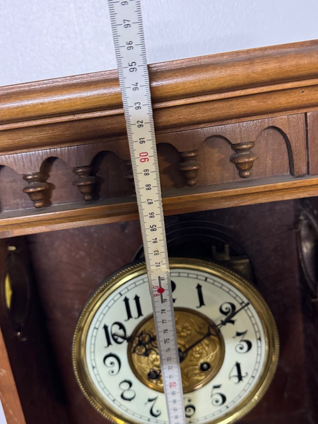 Orologi: grosse  antike alte Wanduhr Jugendstil – Usato da Schönenwerd venduto da Comtoise 5