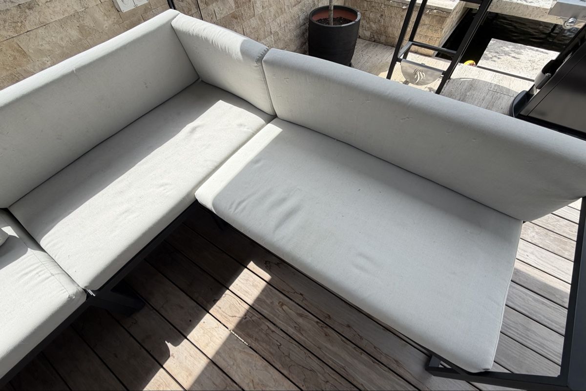 Divani: Gartenlounge Garnitur grau - 3 Sofas und 1 Sesse – Usato da Kleinbösingen venduto da Calimeraa 4