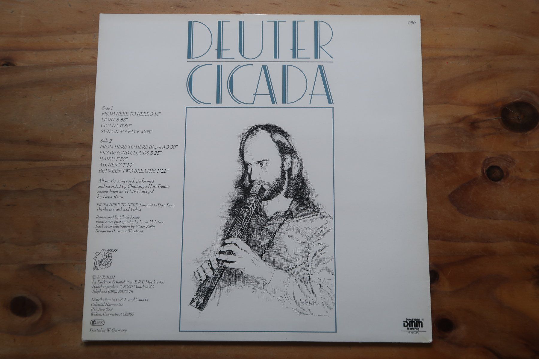 Dischi in vinile: DEUTER - CICADA - Kuckuck Records VINYL LP – Usato da Basel venduto da Patiscat 1