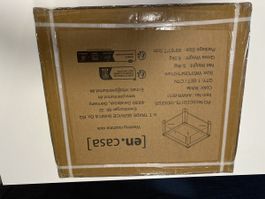 [en.casa] Waschmaschinen-Untergestell Weiss W63xD54xH31