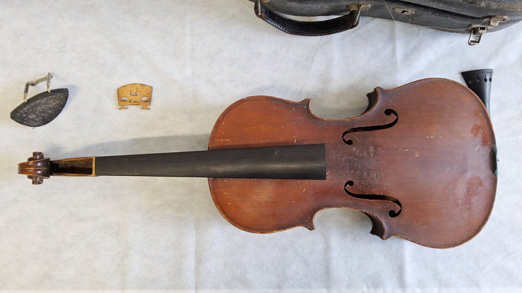 Instruments de musique: Ancien violon avec archet et coffret – D'occasion à Malleray par Frederic24 6