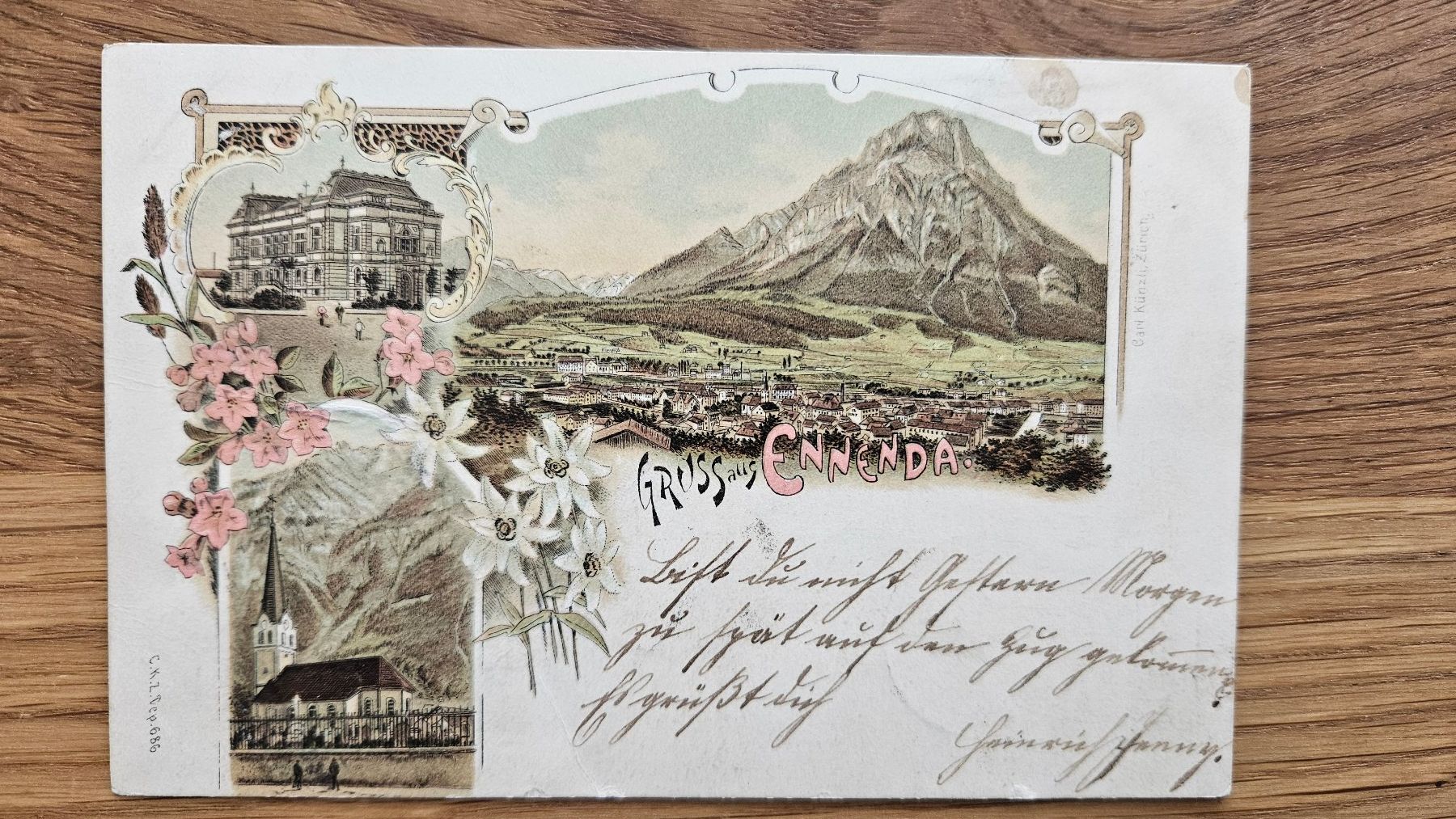 Grafiken & Lithographien: Litho Ennenda1898 für 8.-- – Gebraucht aus Buttikon SZ von Marcelr