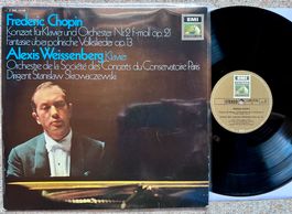 Chopin Weissenberg Konzert Für Klavier Nr.2 LP GEWASCHEN TOP