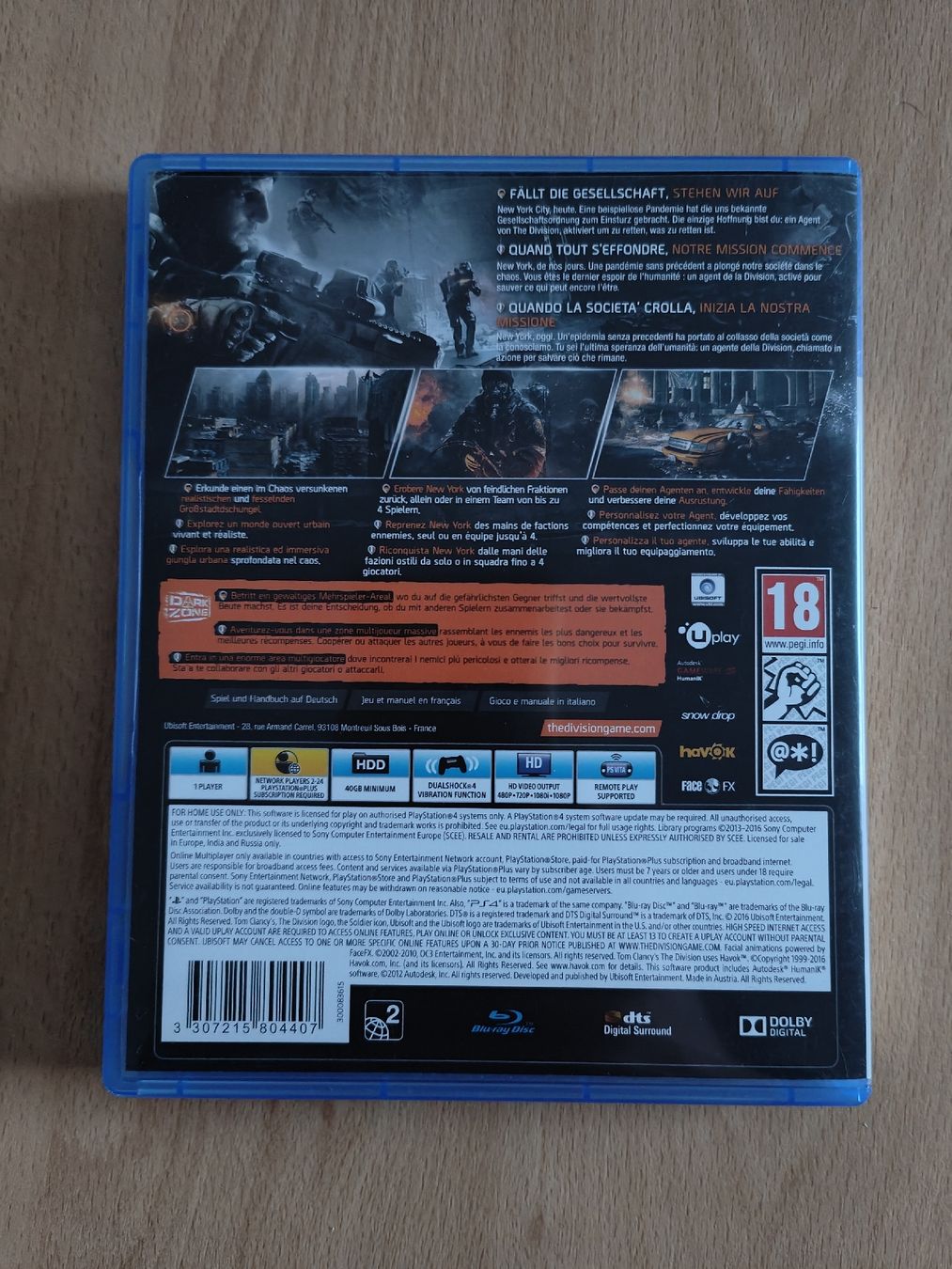 Sony Giochi: Tom Clancy's: The Division – Usato da Sirnach venduto da martins82 3