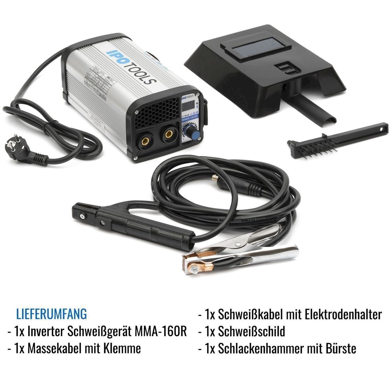 Löten & Schweissen: IPOTOOLS Schweißgerät MMA 160R – Neu und originalverpackt aus Bottighofen von zaap 3
