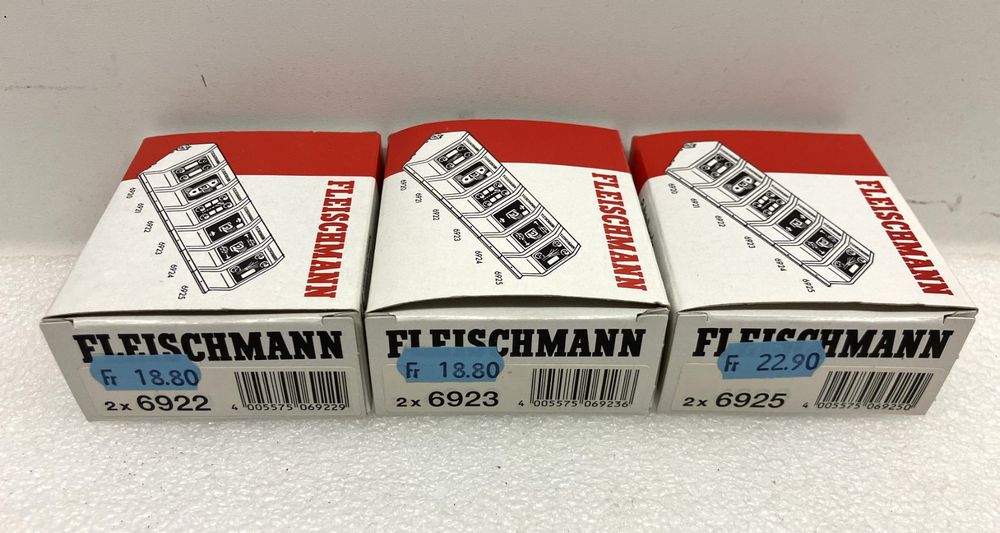 Fleischmann Modelleisenbahnen: Fleischmann 6922-6923-6925: 6x Pultstellwerk - spurneutral – Neu und originalverpackt aus Thun von retoolinoo 3