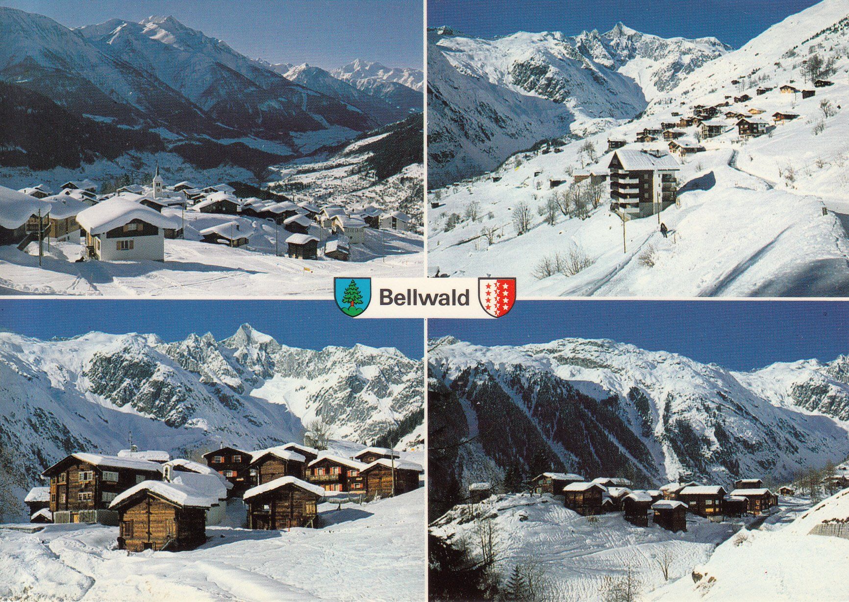 Cartoline postali: Bellwald 1987 – Usato da Bürglen TG venduto da StampGraf