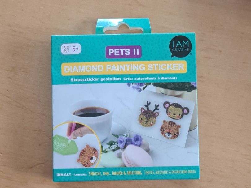 Bastelsets: Diamond Painting Sticker Tiere Kinder – Neu und originalverpackt aus Killwangen von KIANA08