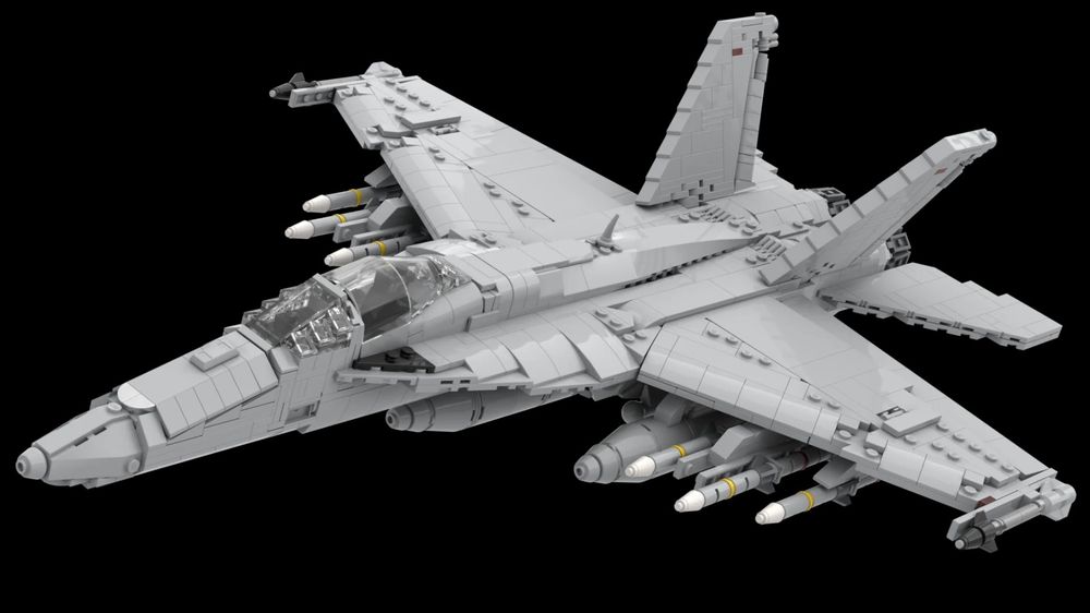 Lego Model F A 18e Super Hornet Plane Bricks Gebraucht In Gossau Sg