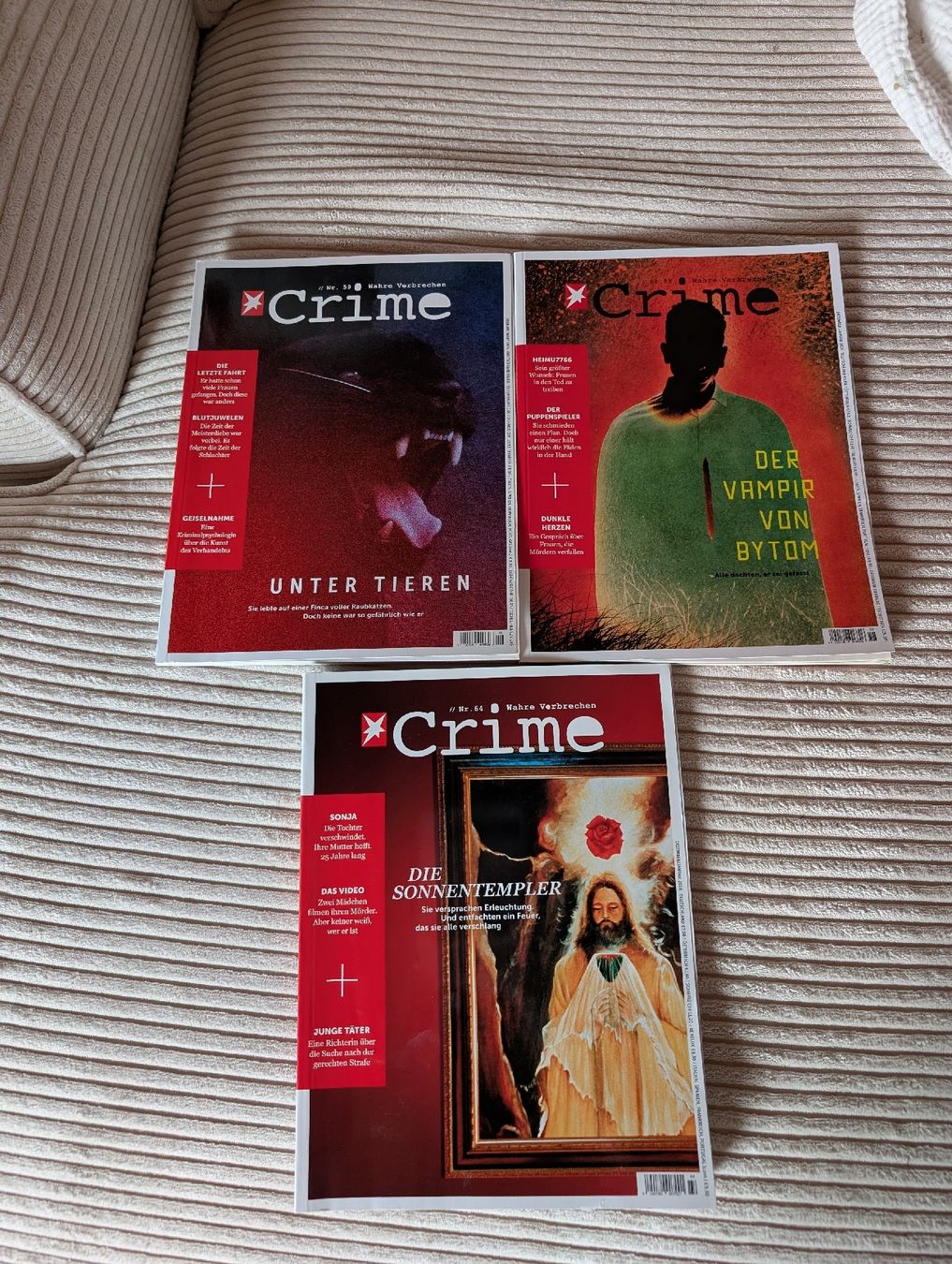 Riviste & Magazine: 3x "Stern- True Crime" Hefte – Usato da Lommiswil venduto da laroliv