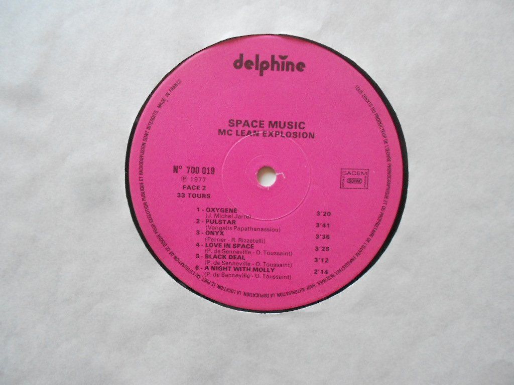 Dischi in vinile: SPACE MUSIC  -  Mc LANE EXPLOSION – Usato da Bex venduto da Giorgiob 3