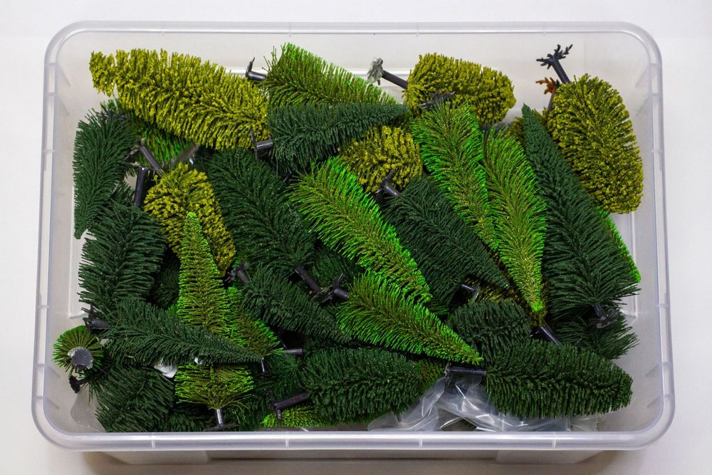 100 Miniatur-Bambusbäume Aus Kunststoff – Für Modellbau, Dioramen, Feengärten, 8 Cm Hoch, Grün, Realistisch