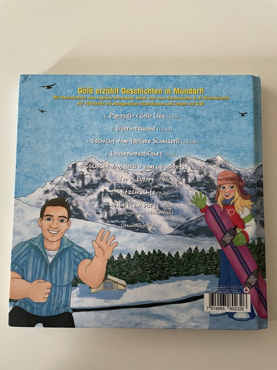 Audiolibri: Papagallo & Gollo Kinderbuch mit CD, Eiger Mönch Jungfrau – Usato da Münsingen venduto da Galapago 2