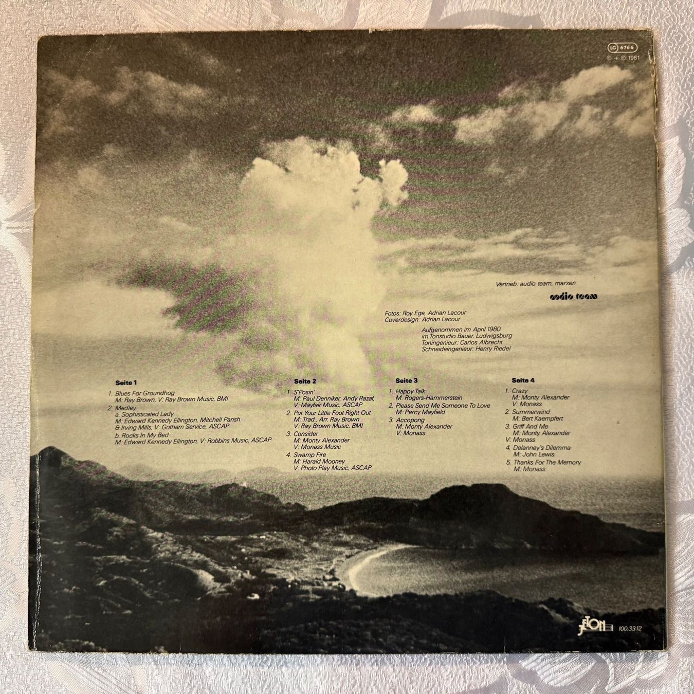 Dischi in vinile: RAY BROWN, MONTY, GRIFFIN, DREW, - SUMMERWIND – Usato da Zürich venduto da fehlton 2