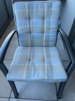 2 Terrassenstühle Royal aus Metall mit Kissen - Top Zustand