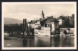 Olten, Teilansicht mit Blick zur Kirche