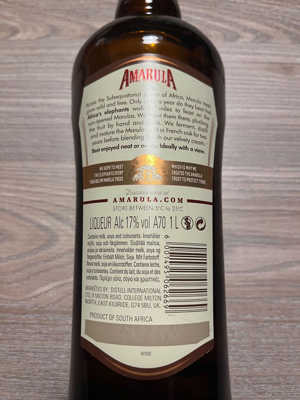 Bevande alcoliche: Amarula Cream & Marula Fruit 17% 1L – Nuovo e nell'imballaggio originale da Jonen venduto da Sevenb 2