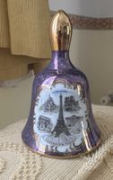 LIMOGES Porzellanglocke Paris – Echtes 24 Karat Gold